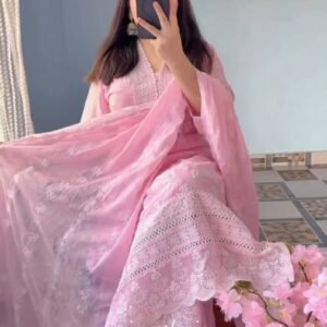 Premium Embroidery Three Piece